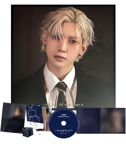 Amazon.com: ATEEZ Album - GOLDEN HOUR Part.1 WORK TO LIVE VER.+Pre